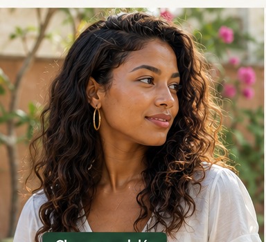 Portrait cheveux ondulés