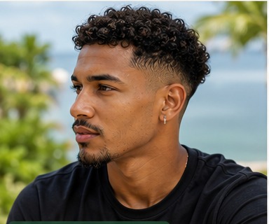 Portrait homme cheveux courts
